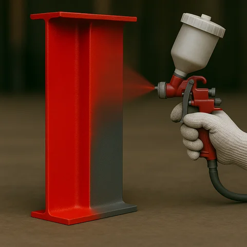 Покраска металла эмалью